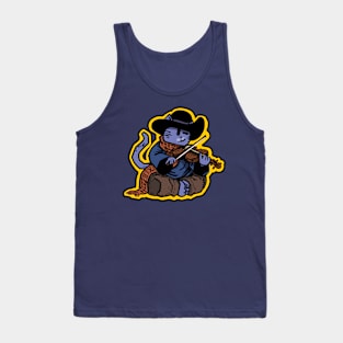 cat violinist Tank Top